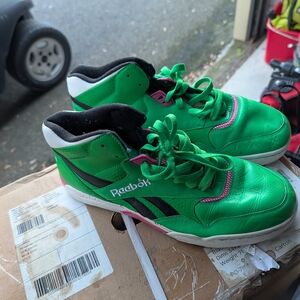 Reebok Emerald and Black High-Tops
